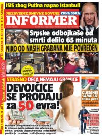 Informer CG - broj 1268, 30. jun 2016.