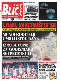 Blic - broj 8845, 12. okt 2021.