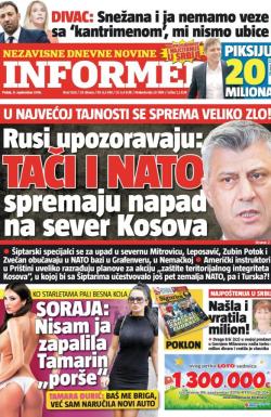 Informer - broj 1329, 9. sep 2016.