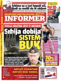 Informer - broj 1298, 4. avg 2016.