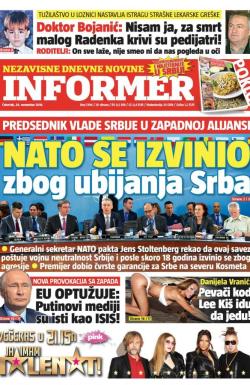 Informer - broj 1394, 24. nov 2016.