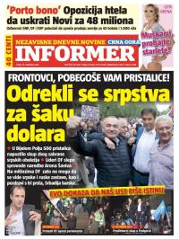 Informer CG - broj 1345, 28. sep 2016.