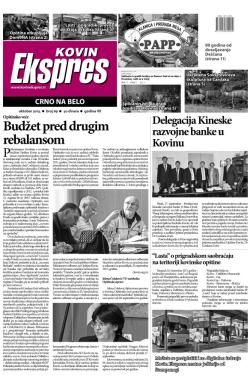 Kovin Ekspres - broj 69, 15. okt 2013.