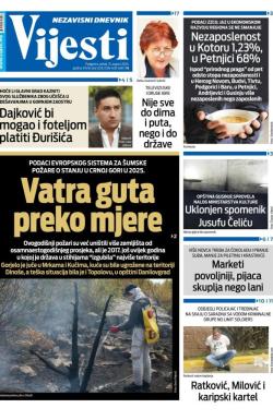 Vijesti - broj 9802, 15. avg 2025.