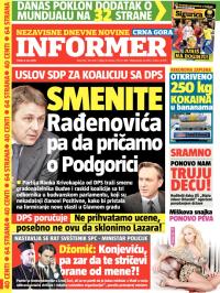 Informer CG - broj 635, 6. jun 2014.