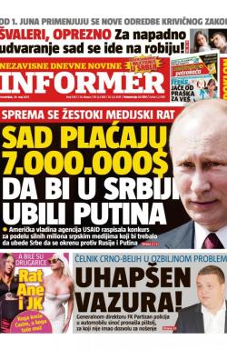 Informer - broj 1547, 29. maj 2017.