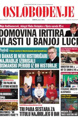 Oslobođenje - broj 24.207, 26. apr 2014.