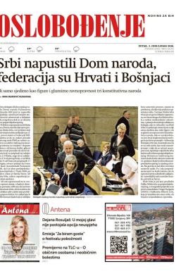 Oslobođenje - broj 24.976, 3. jun 2016.