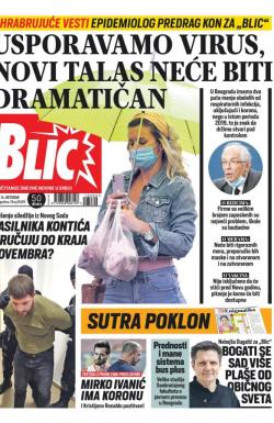 Blic - broj 8489, 14. okt 2020.