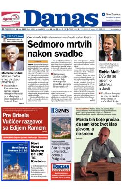 Danas - broj 6440, 18. maj 2015.