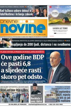 Dnevne novine - broj 2698, 5. jun 2020.