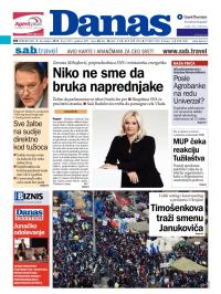 Danas - broj 5915, 9. dec 2013.