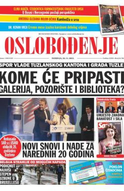 Oslobođenje - broj 24.782, 22. nov 2015.