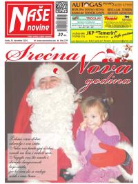 Naše novine, Temerin - broj 239, 24. dec 2014.