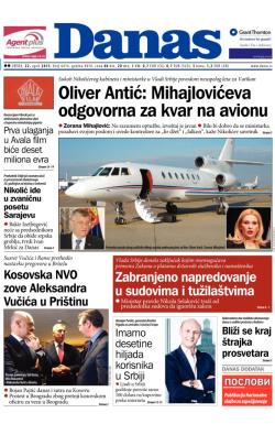 Danas - broj 6414, 22. apr 2015.