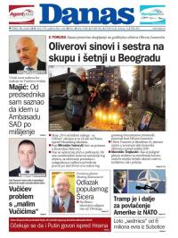 Danas - broj 7779, 16. jan 2019.