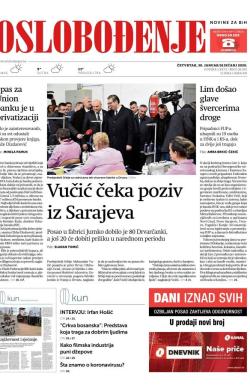 Oslobođenje - broj 26283, 30. jan 2020.