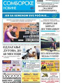 Somborske novine - broj 3224, 8. apr 2016.