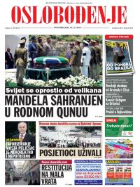 Oslobođenje - broj 24.076, 16. dec 2013.