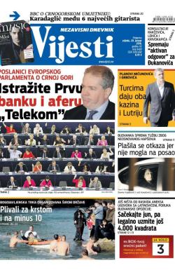 Vijesti - broj 6400, 20. jan 2016.