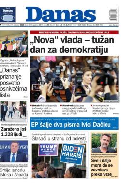 Danas - broj 8431, 29. okt 2020.