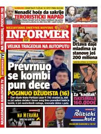 Informer - broj 4122, 30. okt 2025.