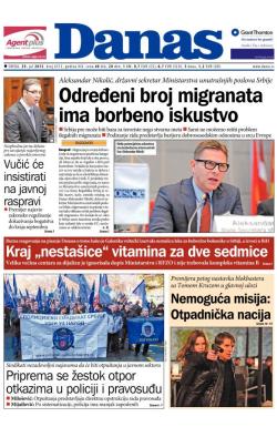 Danas - broj 6512, 29. jul 2015.