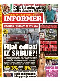 Informer - broj 1586, 13. jul 2017.