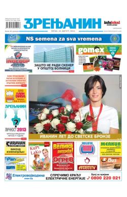 Zrenjanin - broj 3184, 16. avg 2013.