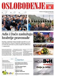 Oslobođenje - broj 25836, 30. okt 2018.
