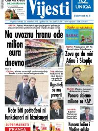 Vijesti - broj 5587, 26. nov 2013.