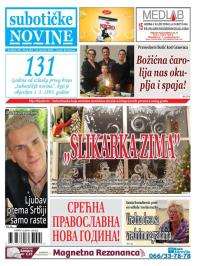 Nove Subotičke novine - broj 353, 12. jan 2024.