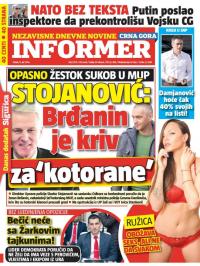 Informer CG - broj 1275, 8. jul 2016.