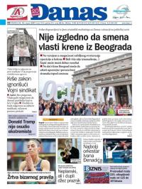 Danas - broj 7259, 14. avg 2017.
