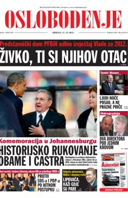Oslobođenje - broj 24.071, 11. dec 2013.