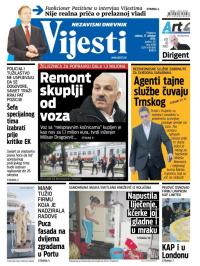 Vijesti - broj 6308, 17. okt 2015.