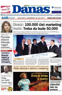 Danas - broj 5849, 4. okt 2013.