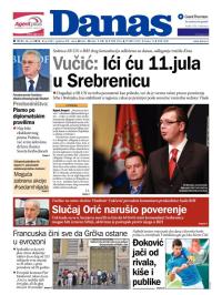 Danas - broj 6491, 8. jul 2015.