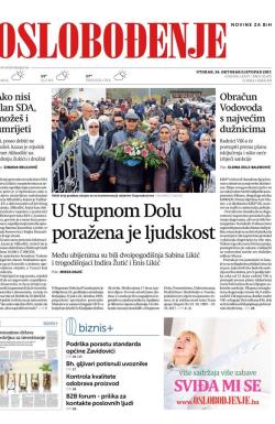 Oslobođenje - broj 25472, 24. okt 2017.