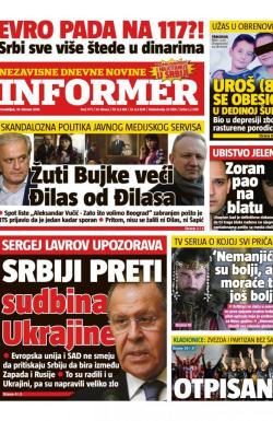 Informer - broj 1771, 19. feb 2018.