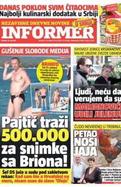 Informer - broj 1232, 19. maj 2016.