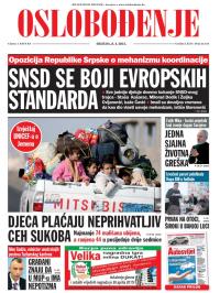 Oslobođenje - broj 24.554, 8. apr 2015.