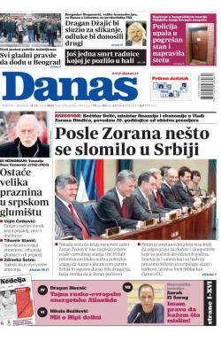 Danas - broj 9249, 11. mar 2023.