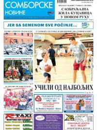 Somborske novine - broj 3347, 17. avg 2018.