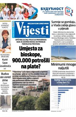 Vijesti - broj 8028, 14. avg 2020.