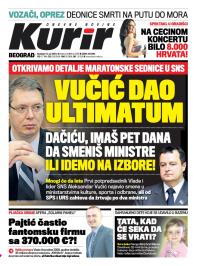 Kurir - broj 3519, 14. jul 2013.