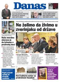 Danas - broj 9453, 8. nov 2023.