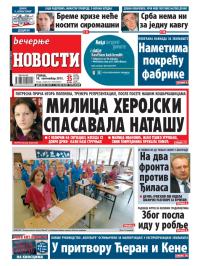 Večernje novosti - broj 1026, 10. sep 2013.