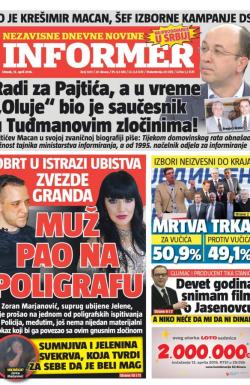 Informer - broj 1201, 12. apr 2016.