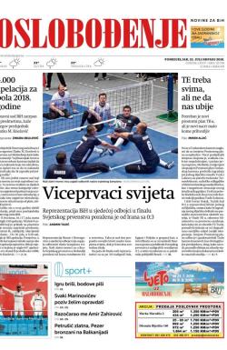 Oslobođenje - broj 25738, 23. jul 2018.